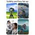 Jmary KP-2208 Multi-Functional Aluminum Tripod for Cameras & Mobile Phone - Black